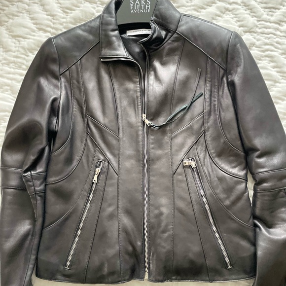 ANDREW MARC leather jacket Medium - Picture 2 of 13